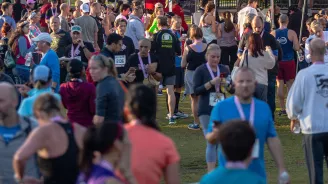 Group at the Track Shack Park Avenue race.