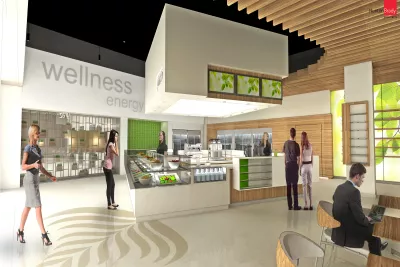 Taneja Center's deli area