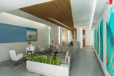 One of the waiting rooms at The Taneja Center