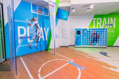 A Training Room at the Orlando Magic AdventHealth Training Center