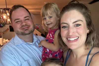 Stephanie Brown After Treatment with Her Family