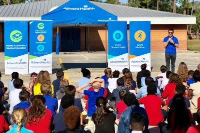 Jamie McMurray Visits Local Elementary School