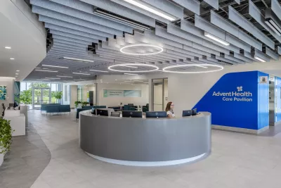 AdventHealth Care Pavilion Central Pasco front desk.