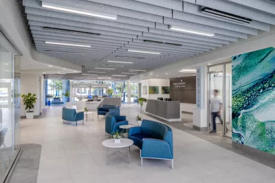 AdventHealth Medical Group lobby in AdventHealth Care Pavilion Central Pasco.
