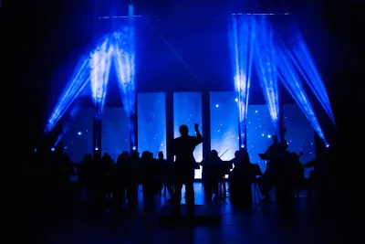 The AdventHealth employee orchestra's requiem performance.