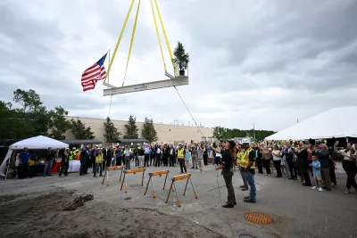 Final steel beam marks key step in  AdventHealth Daytona Beach expansion.