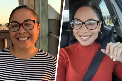 Karla Quintana before and after bariatric surgery photos.