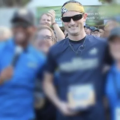 Trevor Jordan at a race