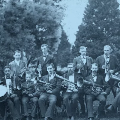 Band performing at an Adventist sanitarium