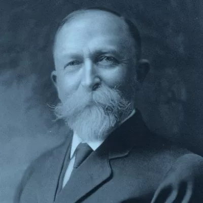 Dr. Kellog posing for a portrait