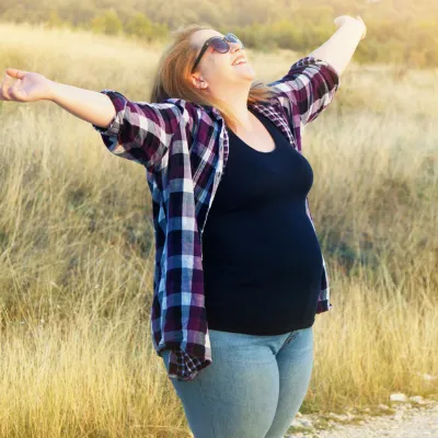 A teen girl celebrates her new path to whole-person health.