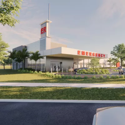 Rendering of AdventHealth Belleview Emergency Room.