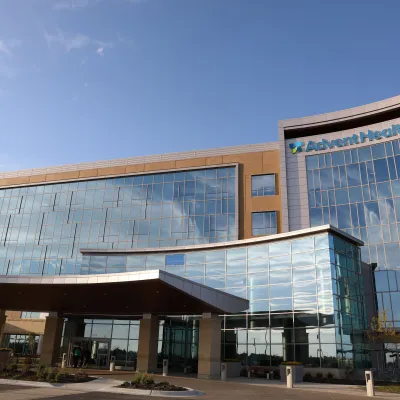 Exterior image of AdventHealth South Overland Park hospital 