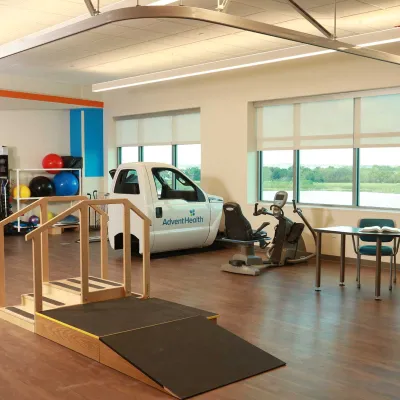 AdventHealth Waterman's rehabilitation gym