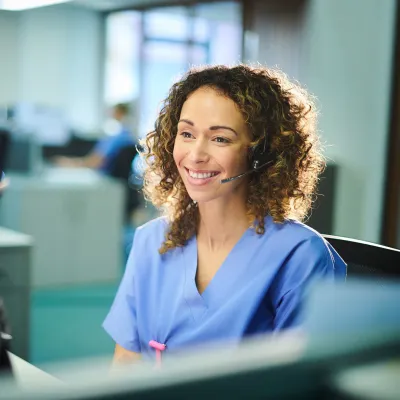 woman speaking on the phone