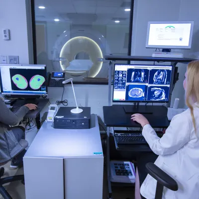 Imaging Core Team Examines Research Participant Imagery