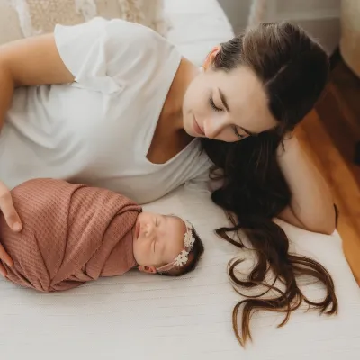 A Photo of Actual Patient Kristin M, Baby Place® Mom and Her Child