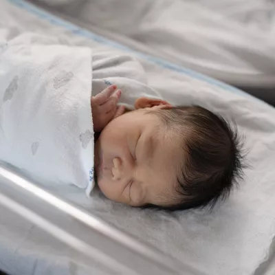 Newborn baby sleeping