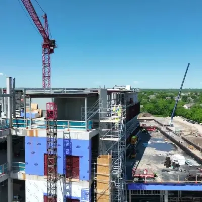 AdventHealth Lenexa City Center Topping Out