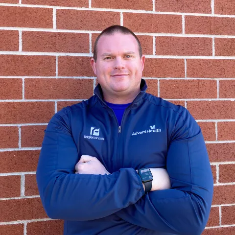 AdventHealth Athletic Trainer Zack Keen.