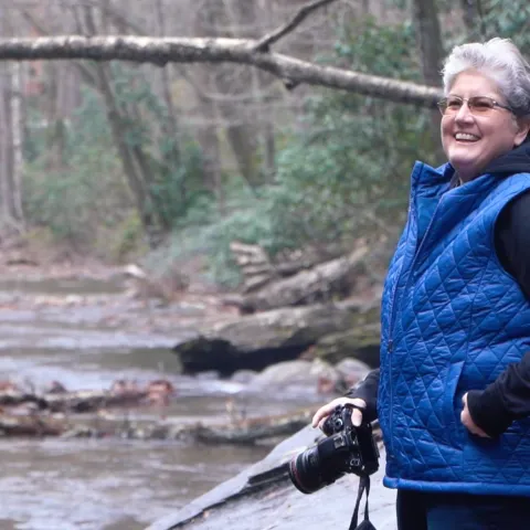 Oncology patient Anita Etherton