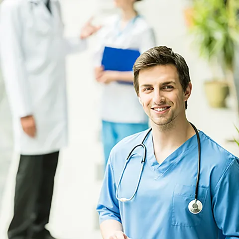 A photo of Healthcare professionals