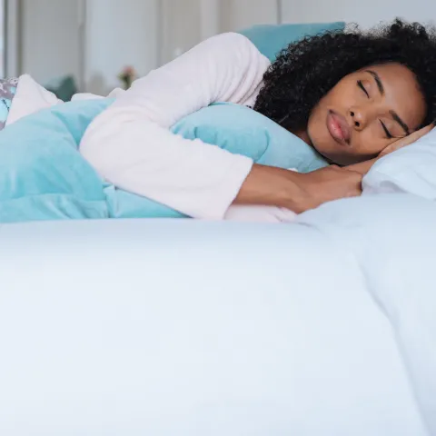 Sleep better and wake up well rested.