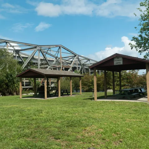 The St. John's River Railroad Bridge in Seminole County, Florida