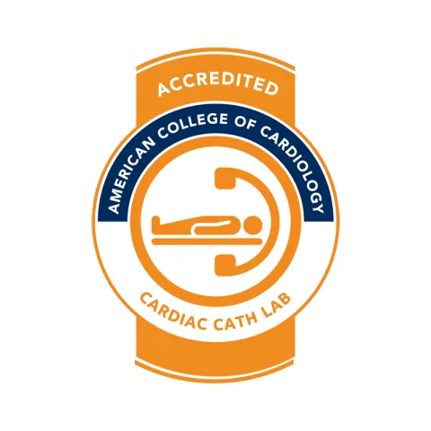 AdventHealth is an accredited organization for Cardiac Cath Lab by The American College of Cardiology
