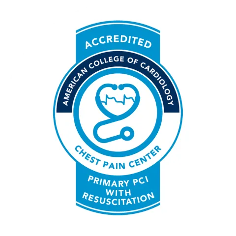 AdventHealth is an accredited organization for Chest Pain by The American College of Cardiology