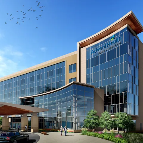 AdventHealth South Overland Park Hospital Rendering