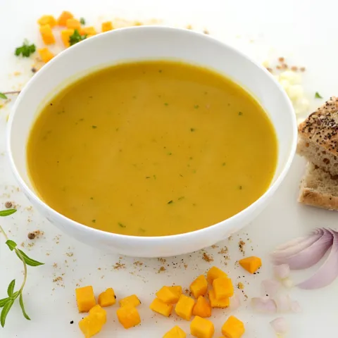 Bowl of Moroccan Spiced Pumpkin Soup