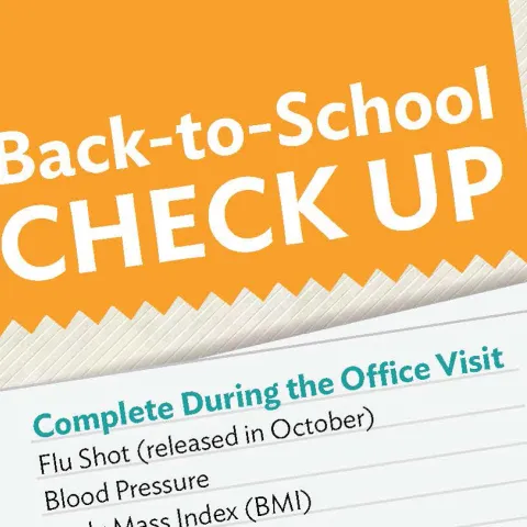 Back to school check up