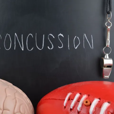 concussion black board