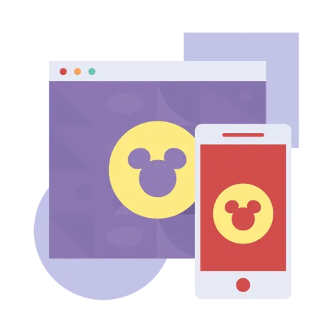 Graphics for DisneyNOW App