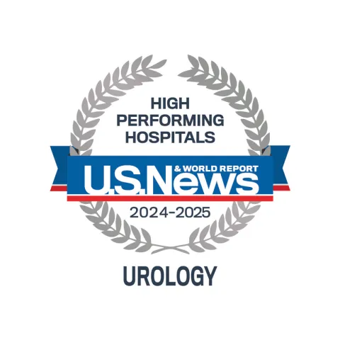 AdventHealth Orlando is recognized by U.S. News & World Report as a nationally rated leader in Urology.