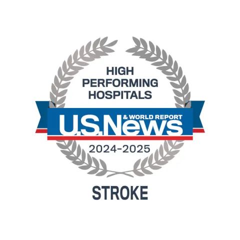 AdventHealth Orlando is recognized by U.S. News & World Report as a nationally rated leader in Stroke.