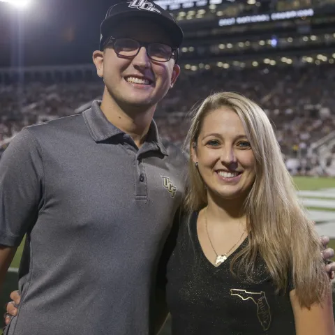 Max Jones at a UCF Game.