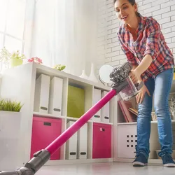 Household chores being performed