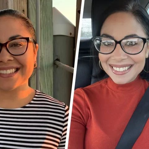 Karla Quintana before and after bariatric surgery photos.