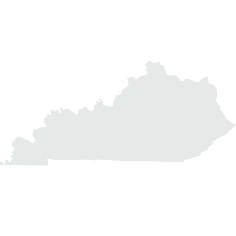 A Silhouette of the State of Kentucky