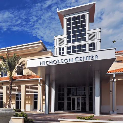 Outside of the Nicholson Center.