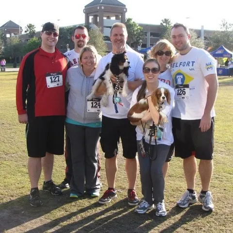Team Melissa at UCF for the Miles for Hope 5k