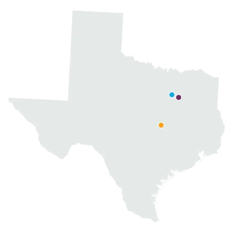 A Map of Texas