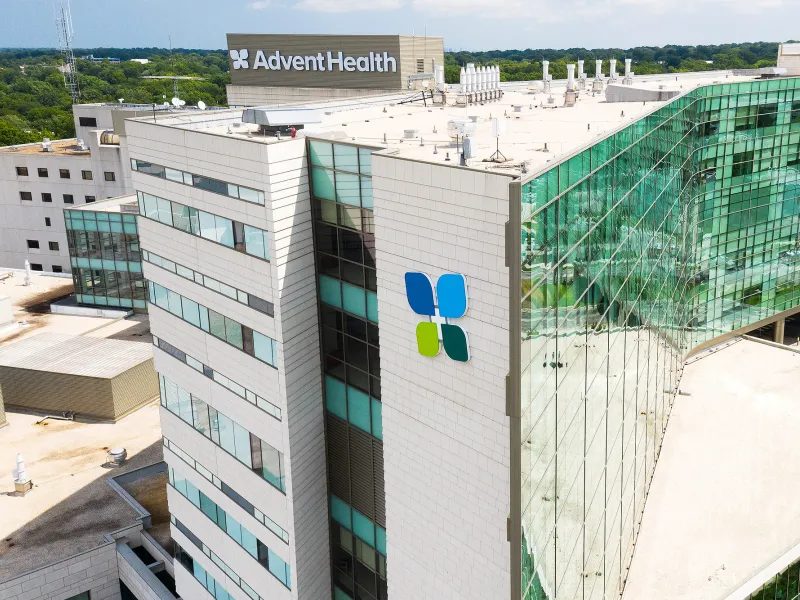 Exterior of AdventHealth Shawnee Mission.