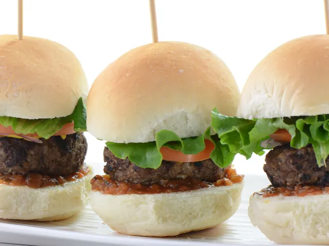 Blended Burger Sliders