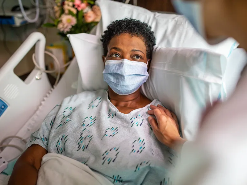 Patient in emergency room