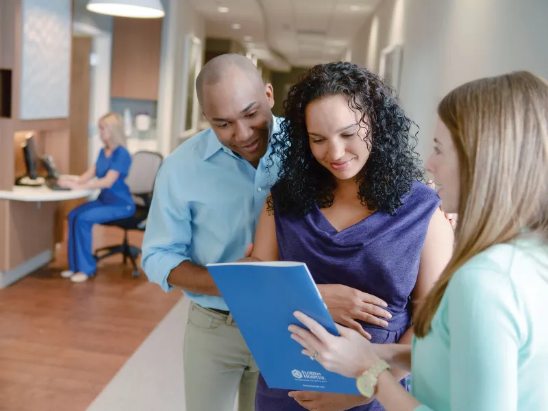 A couple with OB Care Coordinator