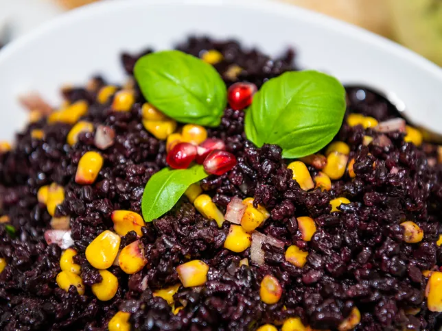 Forbidden Black Rice Salad