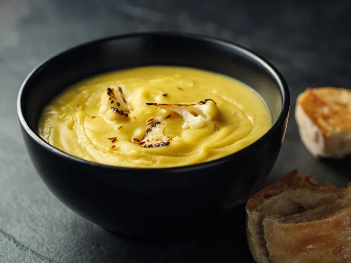 Golden Cauliflower Soup